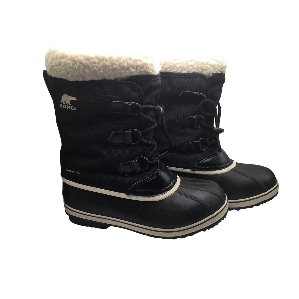 Women's Soral Winter Carnival Waterproof Snow Boots Black NY5170-010 Size 5